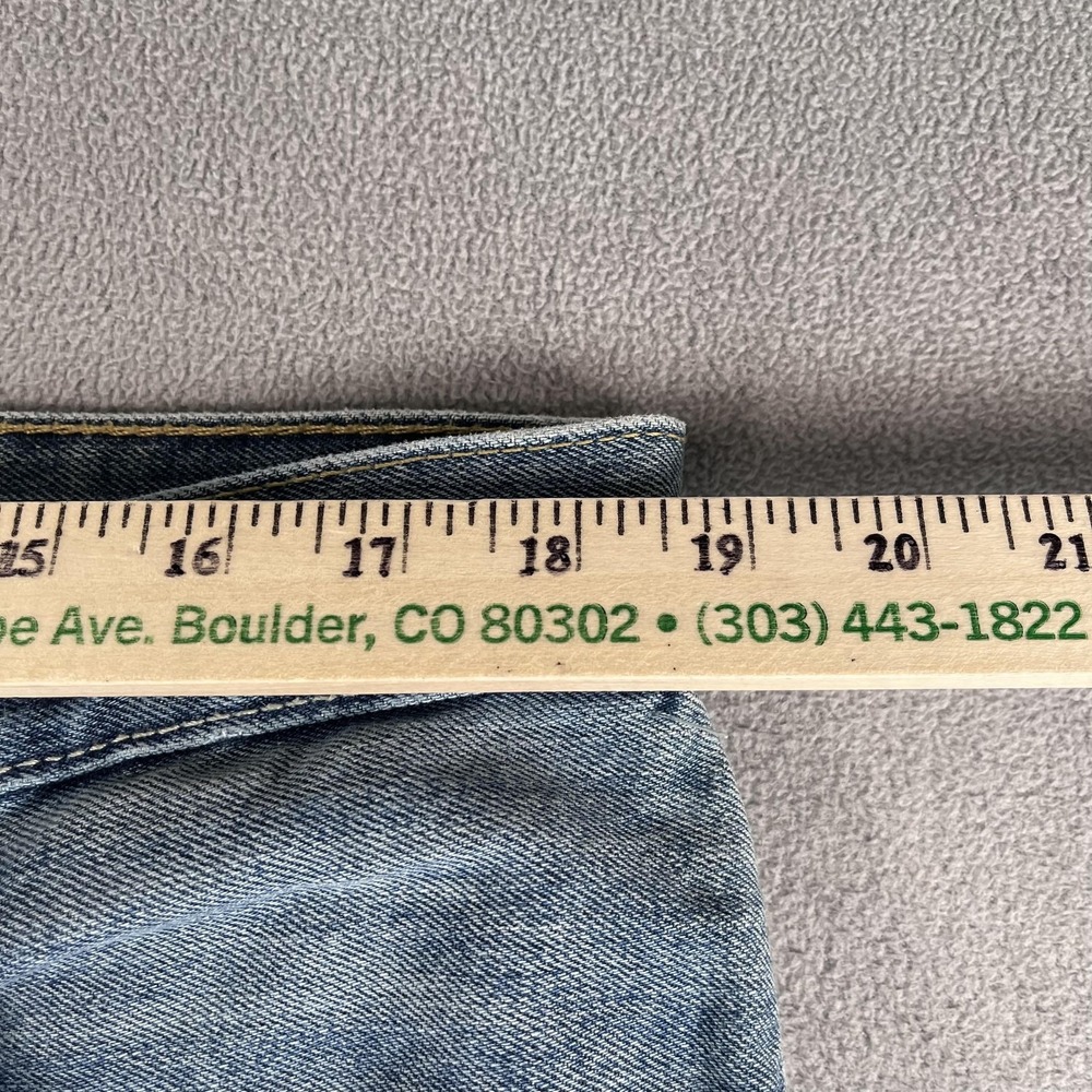 Levis 559 Jeans Mens 36x34 Blue Relaxed Straight Leg Denim Medium Wash Classic - Picture 9 of 12